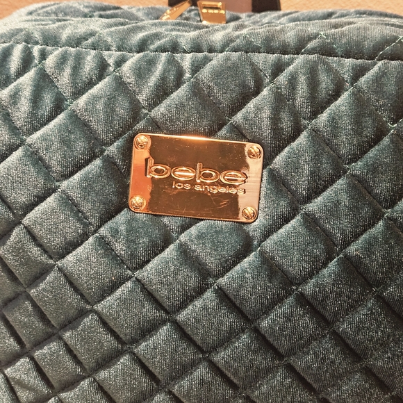 Bebe Blue Quilted Backpack - Picture 2 of 14